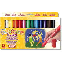 PLAYCOLOR 5g crayon，thin，12colors